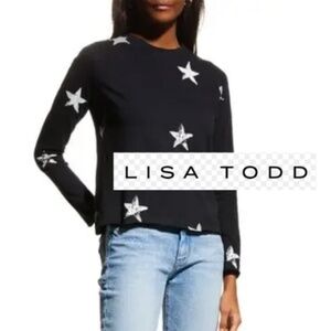 Lisa Todd Stargaze star print tee, L, CB2479